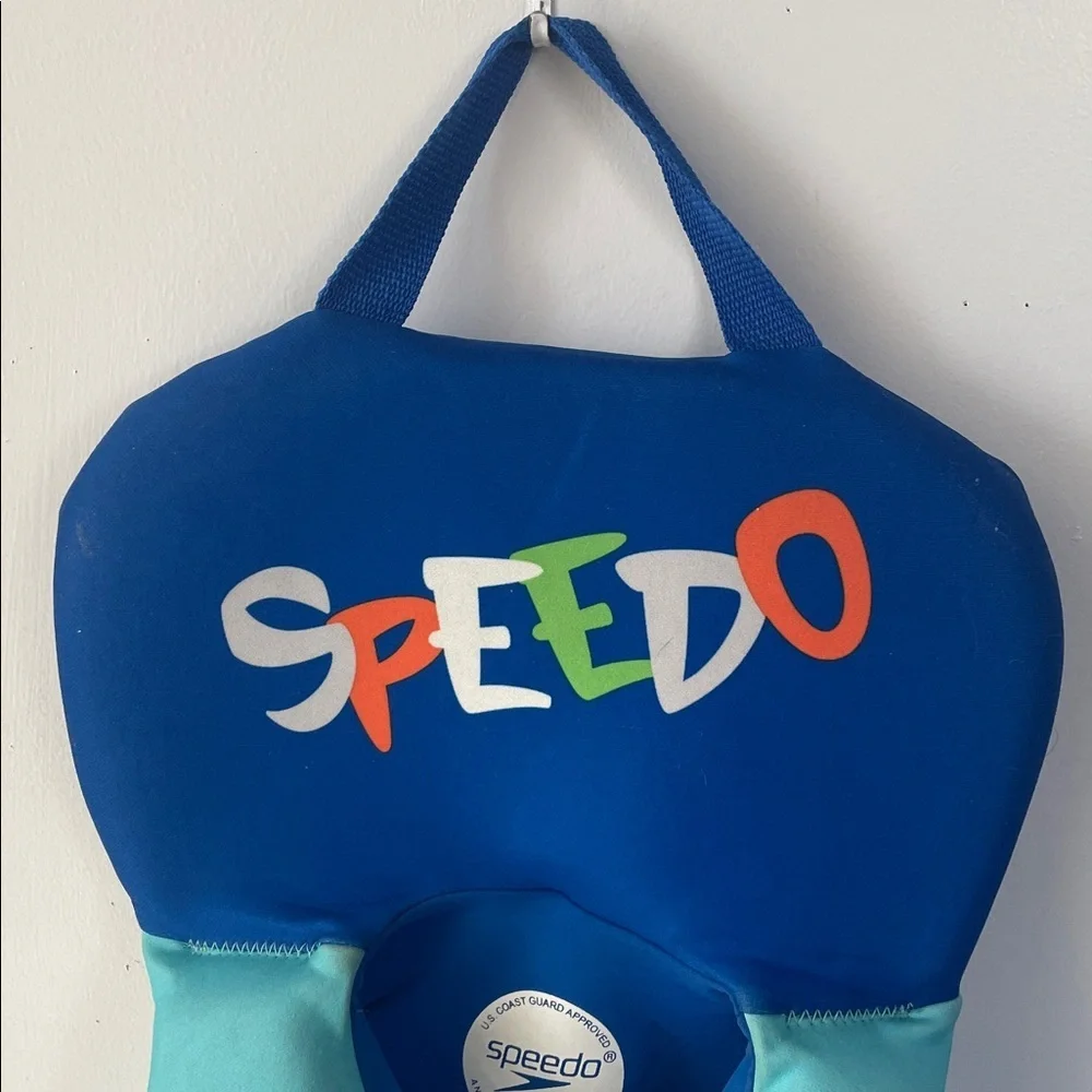 Speedo Kids Swim Vest - Blue and Teal